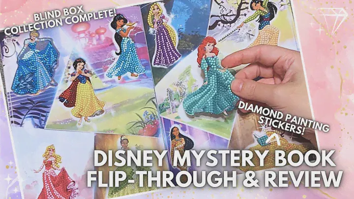 Flip-Through & Review: COMPLETE Disney Mystery Book of Diamond Painting Stickers