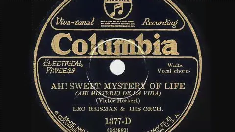 1928 Leo Reisman - Ah Sweet Mystery Of Life (Don Howard, vocal)