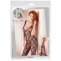 Комбинезон сетка Mandy Mystery Lingerie - Lace Catsuit, кружевной, черный, S/M
