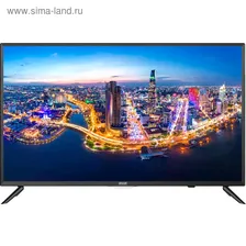 Телевизор Mystery MTV-3234LTA2, 32", 1366x768, Smart TV, DVB-T2/C, 3xHDMI, 2xUSB, черный