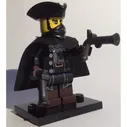 Минифигурка Lego col17-16 The Mystery Man (Highwayman), Series 17 (Complete Set with Stand and Accessories)