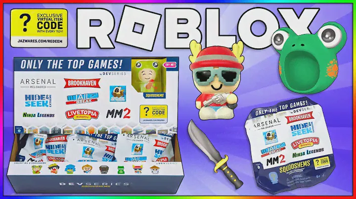 Opening ALL Dev Series Squooshems & Codes | Roblox DevSeries Arsenal, Jailbreak, MM2
