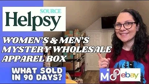 WHAT SOLD in 90 Days? Helpsy NWT Wholesale Mystery Box - Reselling eBay & Poshmark for Profit