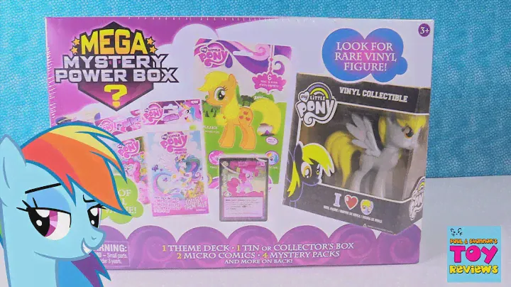 My Little Pony MEGA Mystery Power Box Opening Cards Dog Tags Toy Review | PSToyReviews