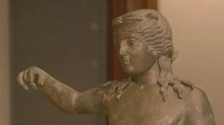 An Large Roman Bronze of Bacchus