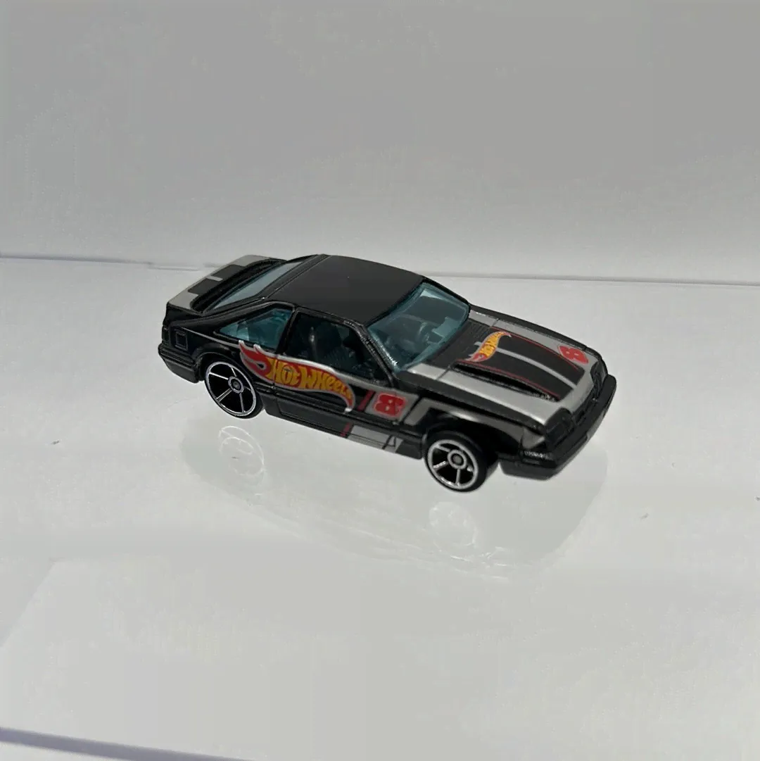 Hot Wheels 2012 Mystery Models Baggie - Loose Black Race Team ‘92 Ford Mustang-0