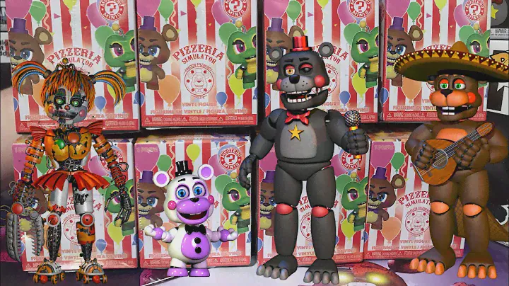 Five Nights At Freddys FNAF 6 Pizzeria Simulator Funko Mystery Minis Unboxing