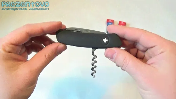 Швейцарский нож Swiza D03 Черный - Black - KNI.0030.1010