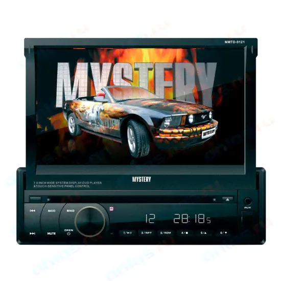 Мультимедийный центр 1 Din Mystery MMTD-9121