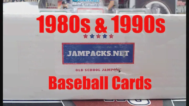Jampacks Old School Baseball Card Subscription Box 20 Packs from 80s & 90s and 1 HOF Auto Per Box!