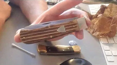 Great Eastern Cutlery-GEC- Tidioute Cutlery No. 23 Woodland Micarta Pioneer Trapper