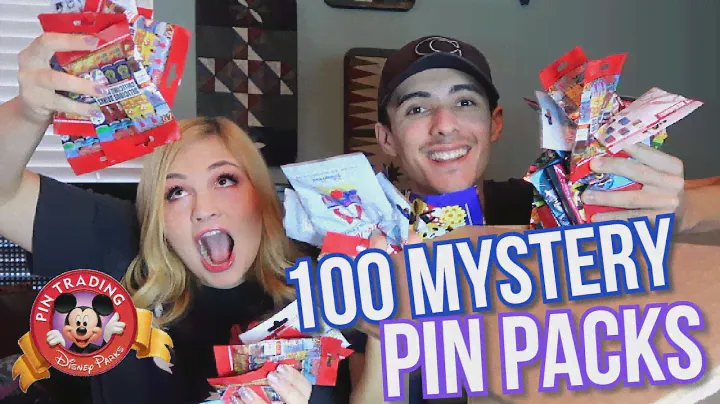 OPENING 100 DISNEY PIN MYSTERY PACKS