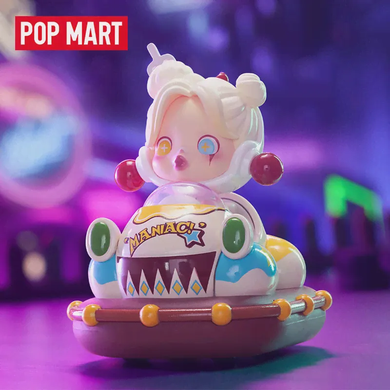 Popmart POPCAR Супер Трек Серии и Парковочный Бампер Автомобиля Слепая Коробка Guess Bag Caja Ciega Mystery Box Фигурки Милая Модель Игрушки
