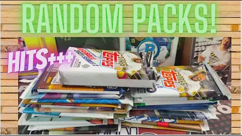 Random Baseball Card Pack Opening 20 + Hobby Packs ** Hit Galore! **