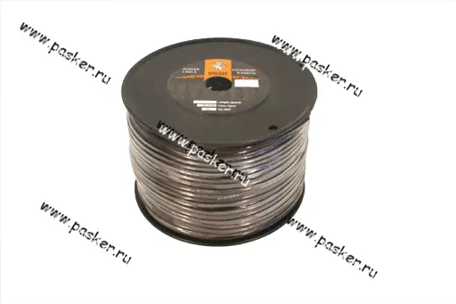 Провод силовой 2х9мм 8AWG черный MYSTERY MPC-08B