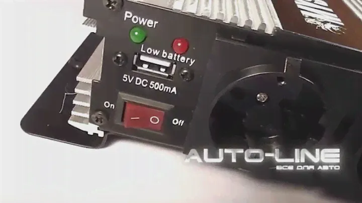 Mystery MAC-1000 видео, автомобильный преобразователь напряжения, 12-220V, 1000Вт