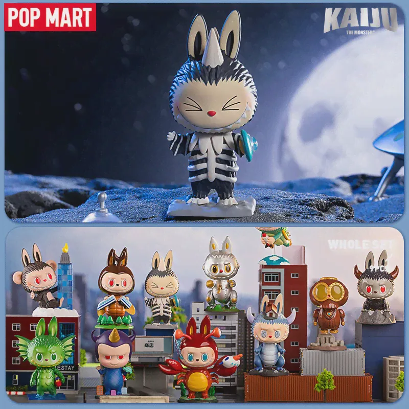 POP MART The Monster Kaiju Series Серия Mystery Box 1ШТ/12ШТ фигурка Героя Таинственная Коробка С сюрпризом-0