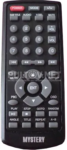 MYSTERY MMTD-9200S пульт для автомагнитолы MYSTERY (основной пульт)-0
