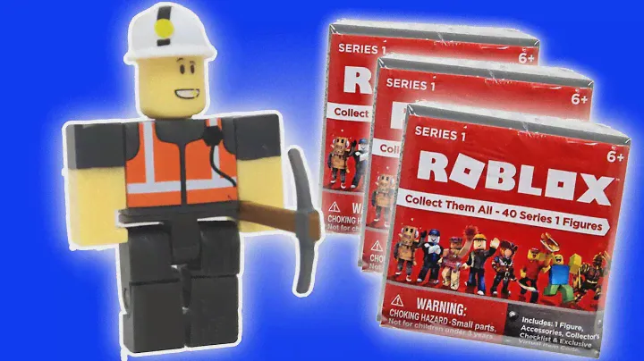 Roblox Mystery Figure Boxes Series 1 - Officer Zombie, Epic Miner & Quenty ~ pocket.watch jr.