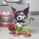 Sanrio Hello Kitty My Melody Mystery Y2k Kawaii Kuromi Cinnaloroll Слепая Коробка Модель Игровые Игрушки Для Детей Детский Подарок Домашний Декор
