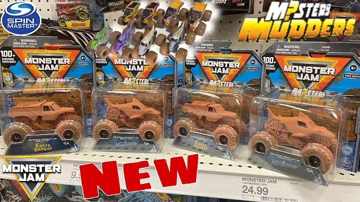 NEW Spin Master Monster Jam Series 4 Mystery Mudders FOUND! Megalodon/Earth Shaker INSTORE & Review!