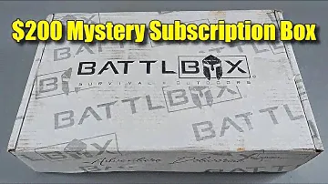 $200 Mystery Subscription Box - BattlBox Mystery Box Mission 109