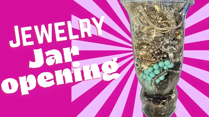 Incredible Jewelry Jar Opening! Gold , Diamonds , & More! #jewelryjar #jewelry #mystery