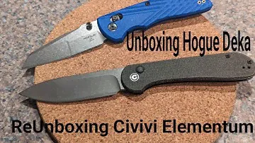 Mystery box????  Hogue Deka unboxing and replacement Civivi Elementum