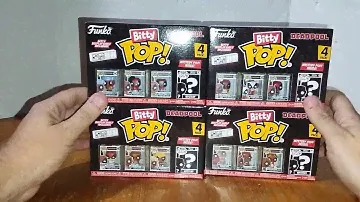 MARVEL FIGURE MONDAY: Funko Bitty Pops Deadpool 4-packs