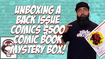 UNBOXING A BACK ISSUE COMICS $500 COMIC BOOK MYSTERY BOX!