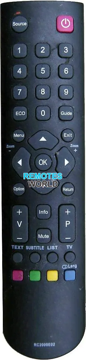 Replacement remote control for Mystery MTV-4025LT2(V.01)
