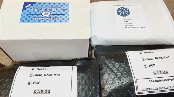 3-1-8 MYSTERY BASEBALL CARD PACKS + SUB BOX AND MORE! (MYSTERY BOX MONDAY)