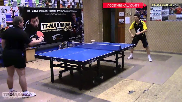 Короткий тест: атака слева короткими шипами RITC Friendship 802-40 на ANDRO TemperTech All+