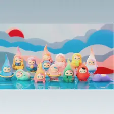 Оригинальная Серия PUCKY Relax Beanie Blind Box Mystery Box Кавайные Игрушки Креативная Подарочная Модель Украшения Красочные Бобы